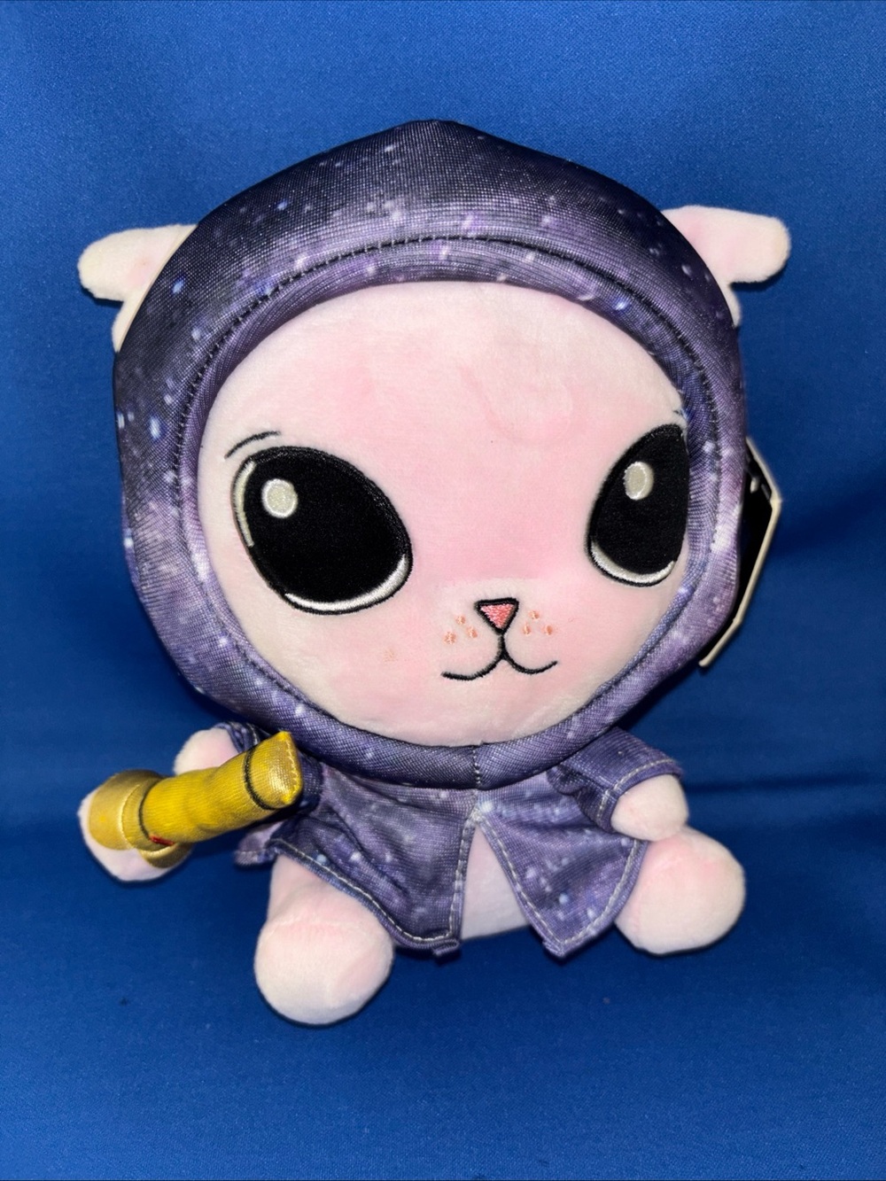 Galactic Emperor Bingus GITD Plush MAKESHIP STUFFED ANIMAL cat Rare Only 527 NWT